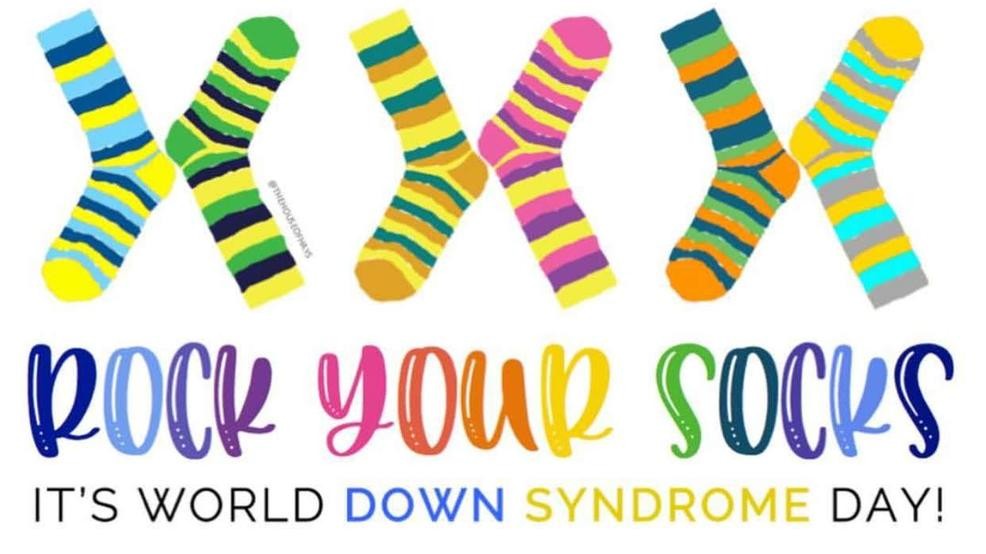 Rock your Socks to mark Down Syndrome Day 22/3/2021 Powerstown